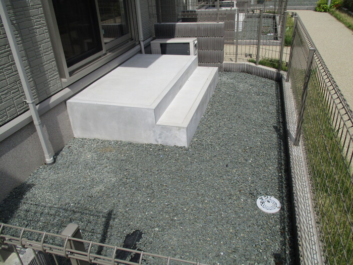 グレイス小松のバルコニー