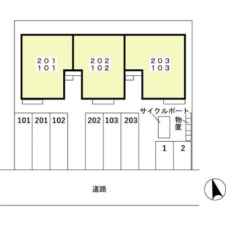コンフォール２１の区画図