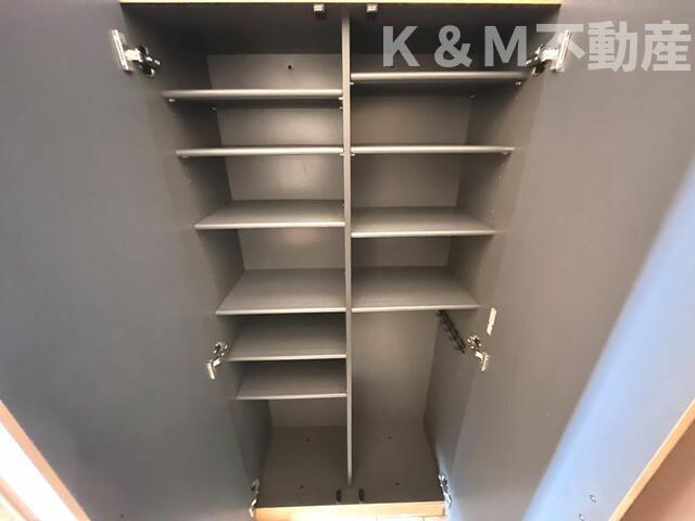 （ＰＥＴ可）クレストガーデン南柏の収納|たっぷりとした収納スペースです
