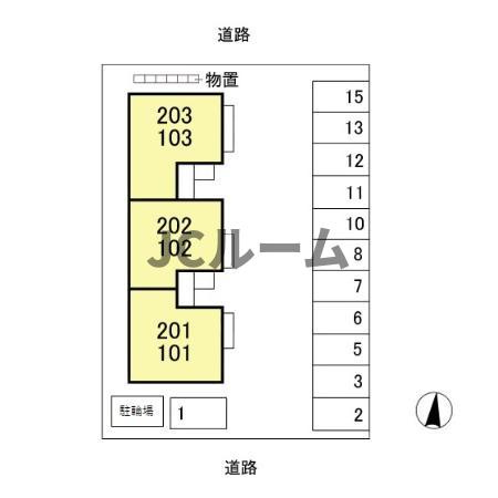 メゾン・アンソレイルの間取り