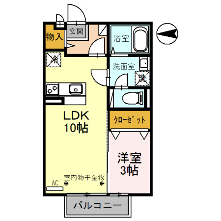 ウエストリバーの間取り