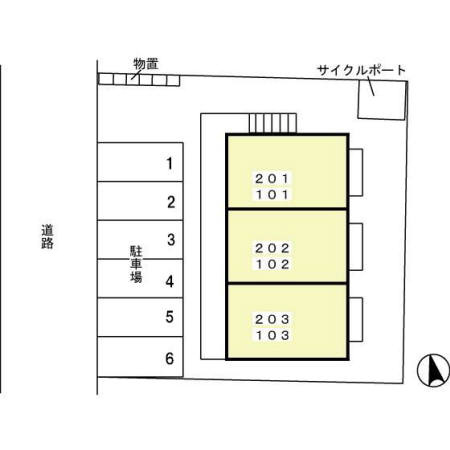 ウエストリバーの区画図