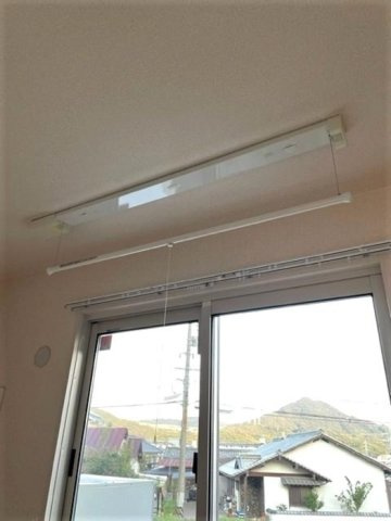 セジュールゆうの内装|室内物干し