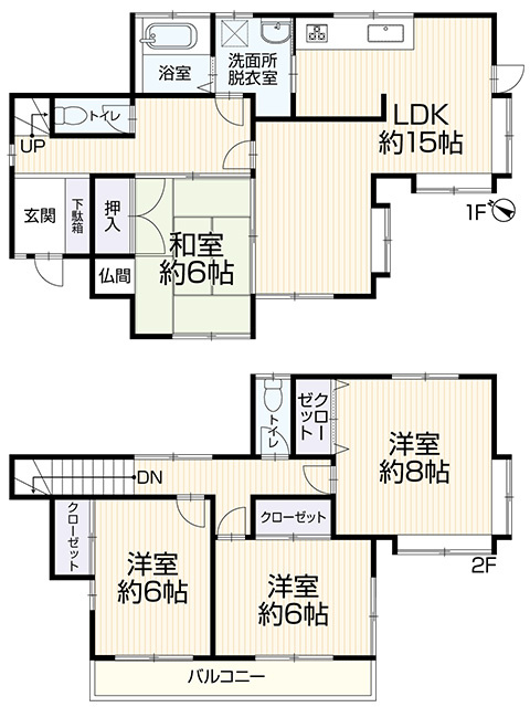 西尾市一色町の間取り