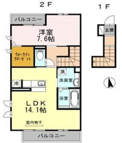 アルページュの間取り