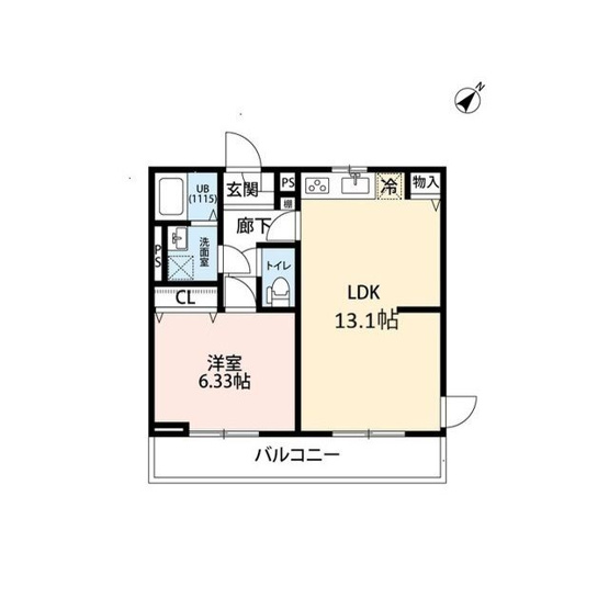 【間取り】 | (仮称)古淵アパート計画B棟