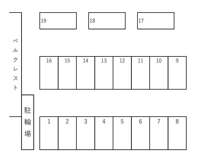 ベルクレストの区画図