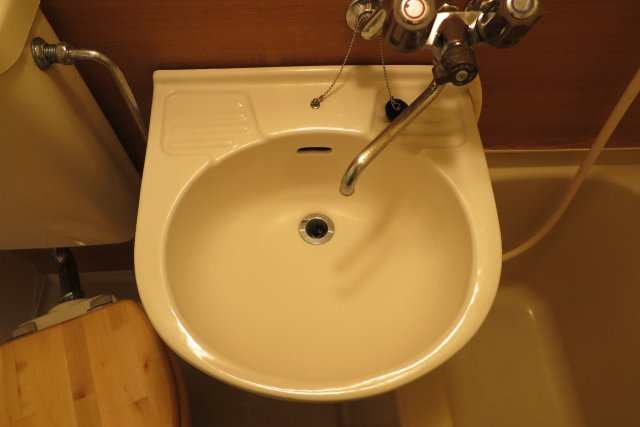 レガーレ大正の洗面所