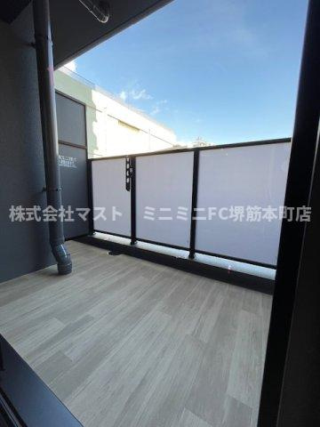 大阪市東成区東中本２丁目の賃貸マンションのバルコニー