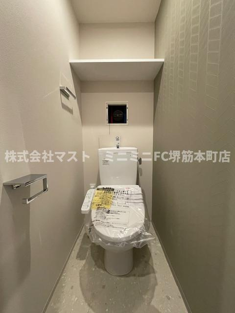 大阪市東成区東中本２丁目の賃貸マンションのトイレ