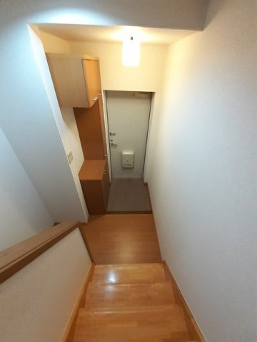 サンフローラＡの玄関