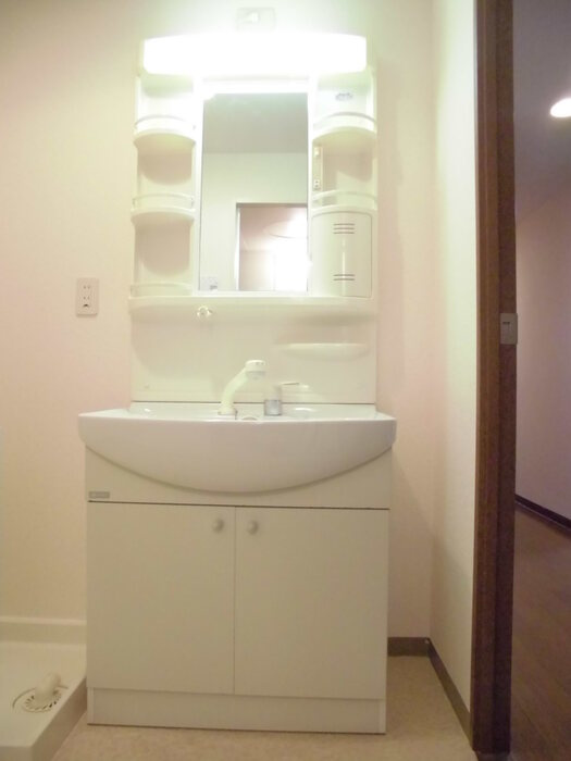 プラザハイツ二ツ屋F棟の洗面所