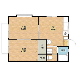 【間取り】 | コーポきくち