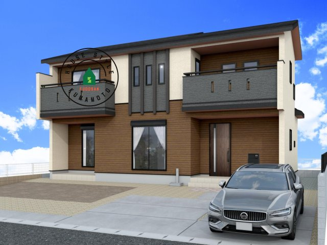 合志市豊岡第4-1棟(1号棟)の完成予想図|外観も気になるポイント。