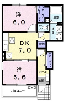 【間取り】 | グランデＫⅡ　Ａ
