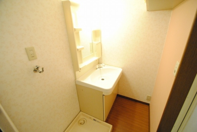 サイレントハピネス【キャッシュバック対象物件】の洗面所|スペースが確保できる洗面所です