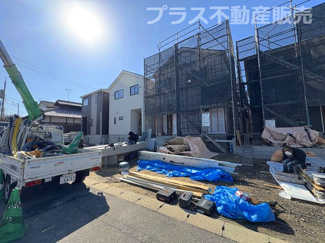 【外観】 | 現地写真。プラス不動産販売なら、現場の全ての棟をまとめてご見学頂けます。