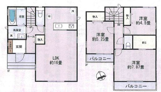 【間取り】 | 新築戸建　神戸市西区玉津町今津 | ３ＬＤＫ