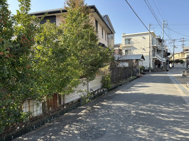 高知市南竹島町　売地の前面道路含む現地写真|北側