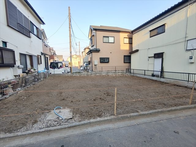 【前面道路含む現地写真】 | 三芳町藤久保 | 本下水
