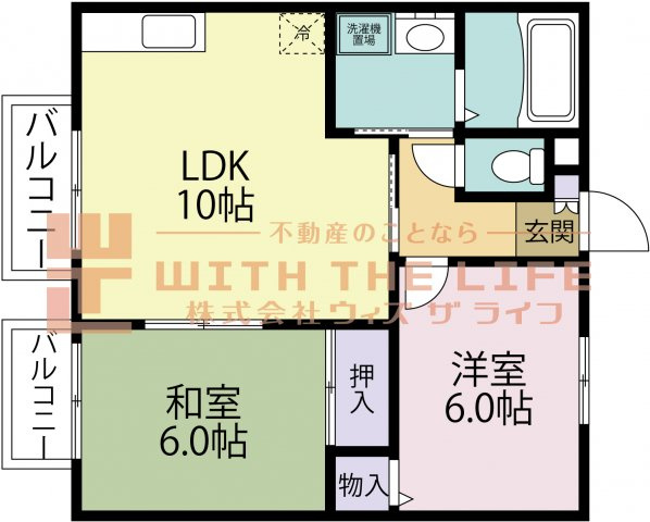 プレシオ21【キャッシュバック対象物件】の間取り