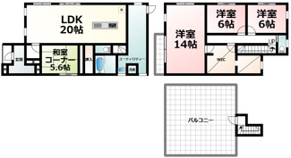 【間取り】 | 下阪本４丁目