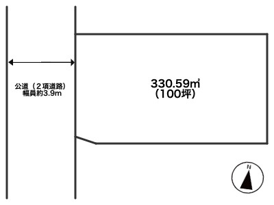 【土地図】 | 本庄市栄3丁目　売地　全1区画　　