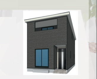 【外観】 | 春日市一の谷1丁目第8　1号棟（全4棟）【仲介手数料無料・0円】 | 完成イメージの外観パースです。