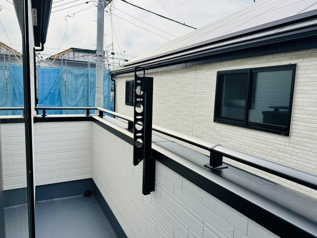 八王子市　石川町　新築一戸建て　７期のバルコニー|～南面と東面にバルコニーがあります～