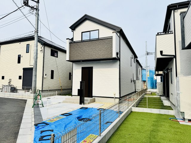 八王子市　石川町　新築一戸建て　７期の外観|～安心のオール電化住宅　大型開発分譲地につき美しい街並み　緑豊かで落ち着きのある住環境～
