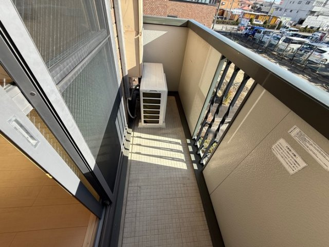 ボヌール里のバルコニー|お洗濯にも便利なバルコニー付き