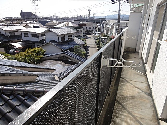 RIZEONE宝塚レジデンスのバルコニー