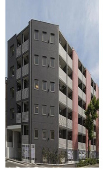 練馬区豊玉上２丁目の賃貸マンションの外観パース