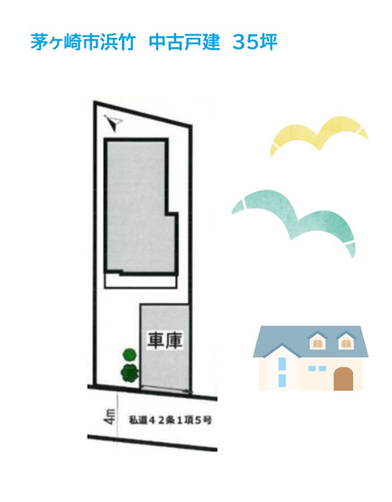 【区画図】 | 「カースペース」1台と「お庭」もあるお住まい◎