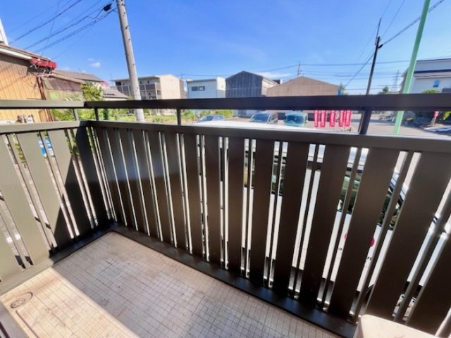 ウィルコートⅡのバルコニー|落ち着いた時間を過ごせるバルコニーです