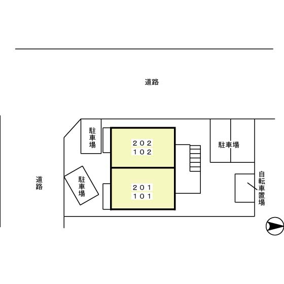 ウィルコートⅡの区画図