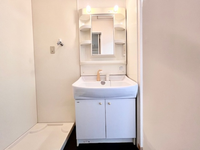 ウィルコートⅡの洗面所|コンパクトで使いやすい洗面所