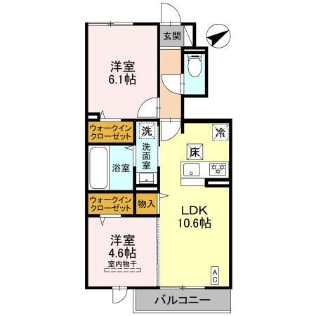 アルコバレーノⅩの間取り