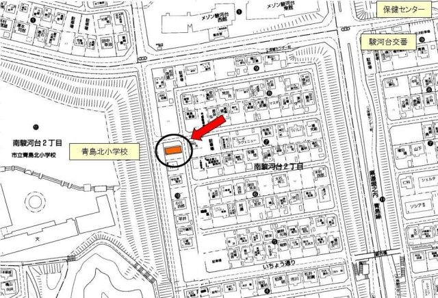 サンハイツ南駿河の地図