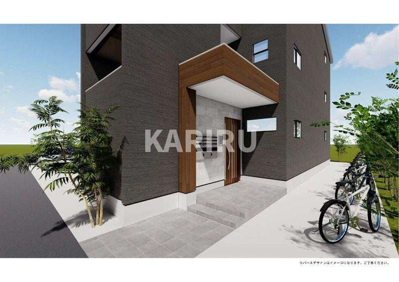 ルミエール今里のエントランス