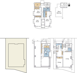【間取り】 | ご自宅から現地まで、当社スタッフがお車にて、「お迎え・お送り」をしております。ぜひお気軽にお問い合わせくださいませ♪