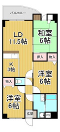 ヴィサージュ武庫之荘の間取り
