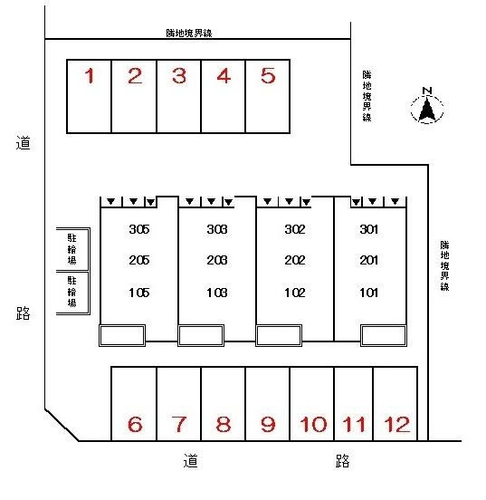 プリムローズⅢの区画図