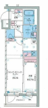 ＧＥＮＯＶＩＡ西高島平Ⅱの間取り