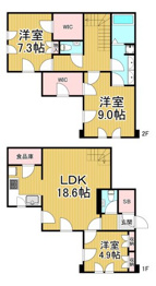 ブリランテ苦楽園の間取り