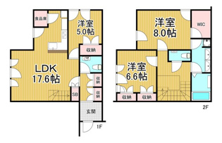 ブリランテ苦楽園の間取り