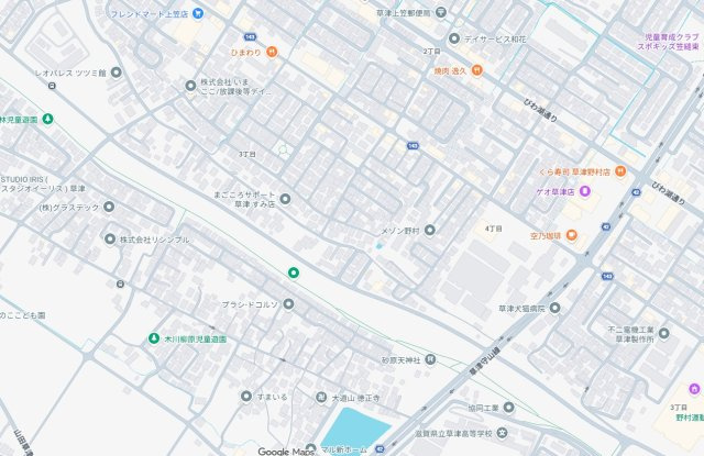 ★29(土)30(日)現地見学可能！★草津市上笠　限定1邸の地図