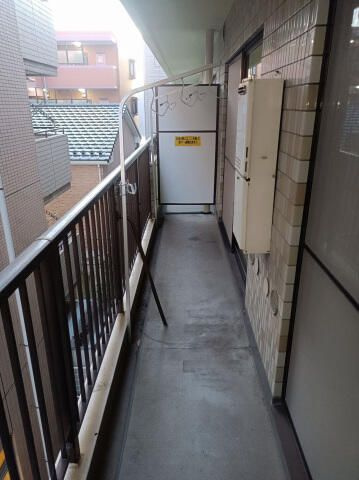 セントラル富浜のバルコニー