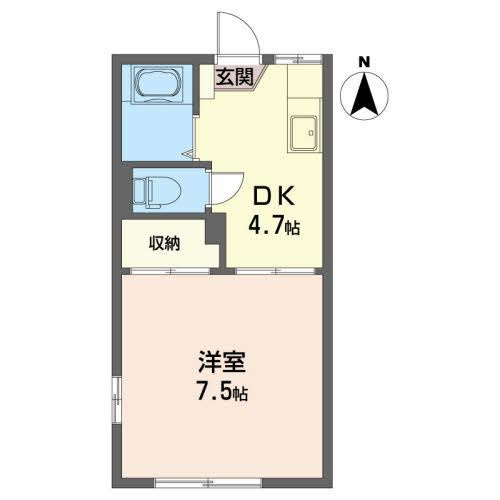 エステート城西の間取り