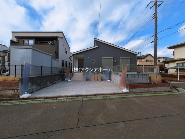所沢市下富・全1棟　新築一戸建　～平屋建て・大型4LDK～の前面道路含む現地写真|現地写真（2026年3月10日撮影）